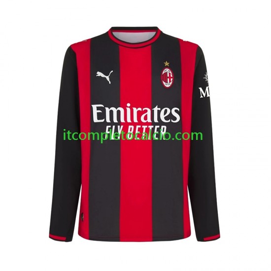 Maglia AC Milan Divisa Home 2026-2027 Manica Lunga ,Uomo Maglia AC Milan Divisa Home 2026-2027 Manica Lunga ,Uomo
