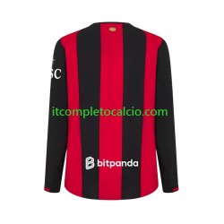 Maglia AC Milan Divisa Home 2026-2027 Manica Lunga ,Uomo