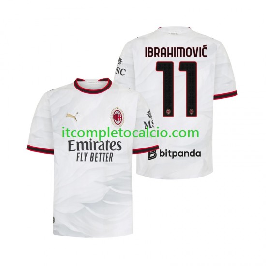 Maglia AC Milan Ibrahimovic 11 Divisa Away 2026-2027 Manica Corta ,Uomo
