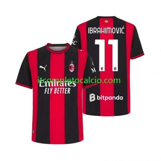 Maglia AC Milan Ibrahimovic 11 Divisa Home 2026-2027 Manica Corta ,Uomo Maglia AC Milan Ibrahimovic 11 Divisa Home 2026-2027 Manica Corta ,Uomo
