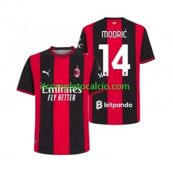 Maglia AC Milan Modrić Luka 14 Divisa Home 2026-2027 Manica Corta ,Uomo