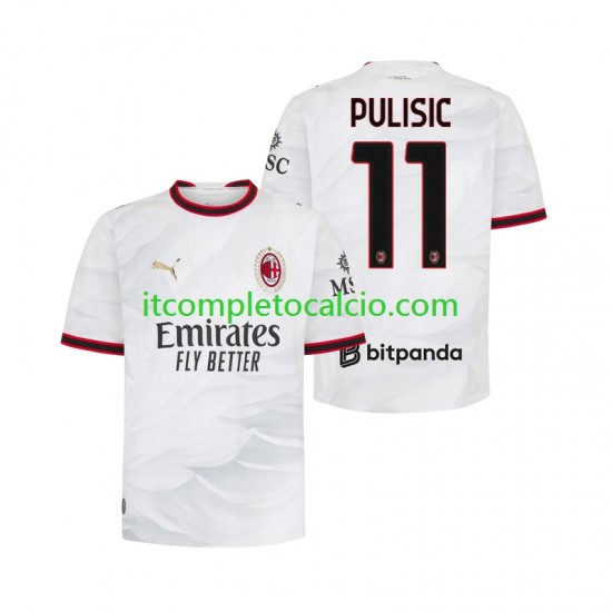 Maglia AC Milan Pulisic 11 Divisa Away 2026-2027 Manica Corta ,Uomo