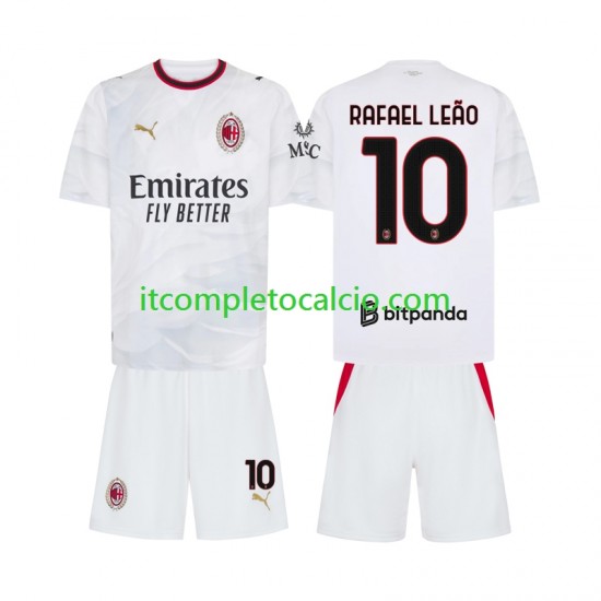 Maglia AC Milan Rafael Leao 10 Divisa Away 2026-2027 Manica Corta ,Bambino Maglia AC Milan Rafael Leao 10 Divisa Away 2026-2027 Manica Corta ,Bambino