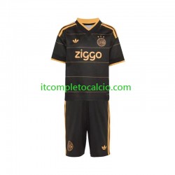 Maglia AFC Ajax Divisa Away 2026-2027 Manica Corta ,Bambino