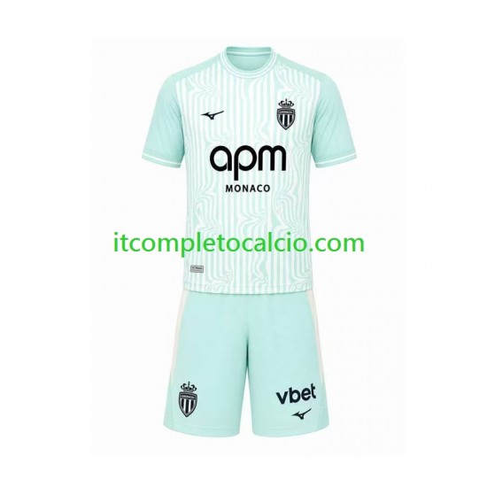 Maglia AS Monaco Terza Divisa 2026-2027 Manica Corta ,Bambino Maglia AS Monaco Terza Divisa 2026-2027 Manica Corta ,Bambino