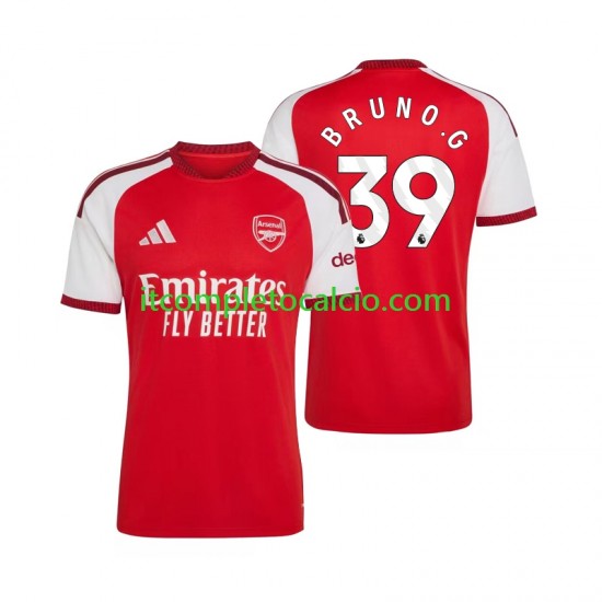 Maglia Arsenal Bruno Guimaraes 39 Divisa Home 2026-2027 Manica Corta ,Uomo