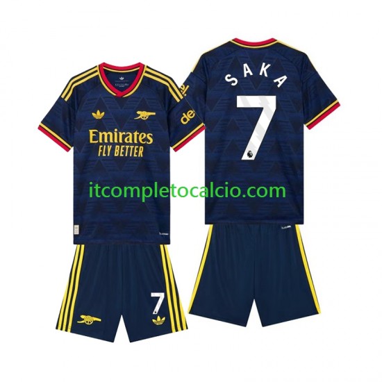 Maglia Arsenal Bukayo Saka 7 Divisa Away 2026-2027 Manica Corta ,Bambino Maglia Arsenal Bukayo Saka 7 Divisa Away 2026-2027 Manica Corta ,Bambino