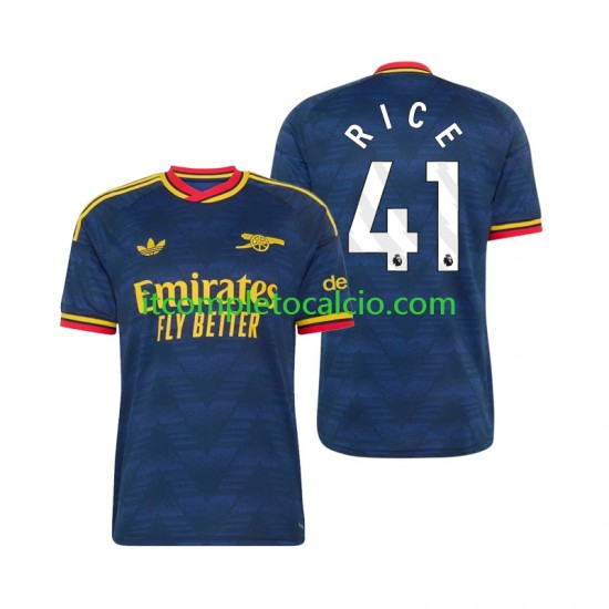 Maglia Arsenal Declan Rice 41 Divisa Away 2026-2027 Manica Corta ,Uomo