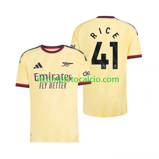 Maglia Arsenal Declan Rice 41 Terza Divisa 2026-2027 Manica Corta ,Uomo