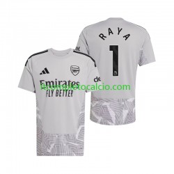Maglia Arsenal David Raya 1 Portiere Divisa Home 2026-2027 Manica Corta ,Uomo