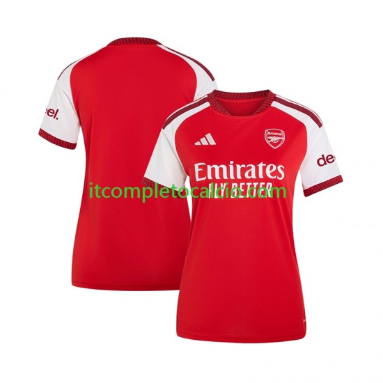 Maglia Arsenal Divisa Home 2026-2027 Manica Corta ,Donne