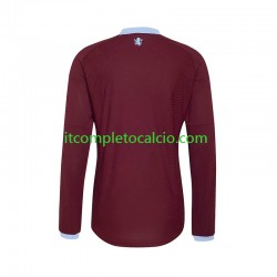 Maglia Aston Villa Divisa Home 2026-2027 Manica Lunga ,Uomo