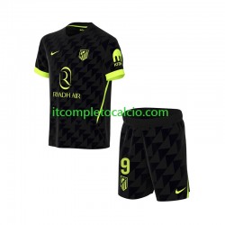 Maglia Atlético Madrid Alexander Sorloth 9 Divisa Away 2026-2027 Manica Corta ,Bambino