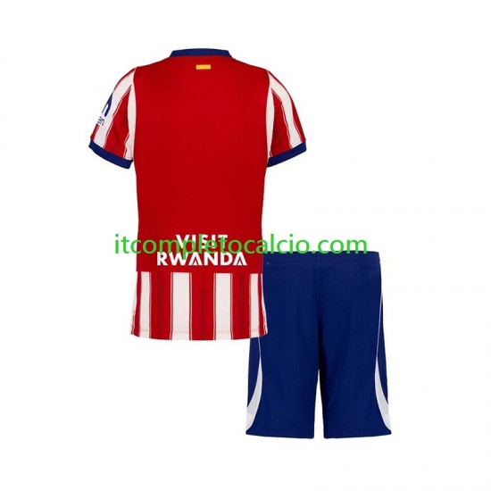 Maglia Atlético Madrid Divisa Home 2026-2027 Manica Corta ,Bambino