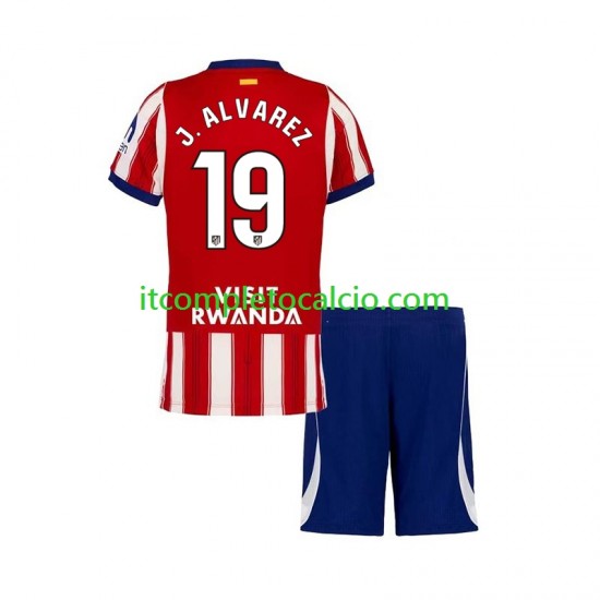 Maglia Atlético Madrid Julian Alvarez 19 Divisa Home 2026-2027 Manica Corta ,Bambino Maglia Atlético Madrid Julian Alvarez 19 Divisa Home 2026-2027 Manica Corta ,Bambino