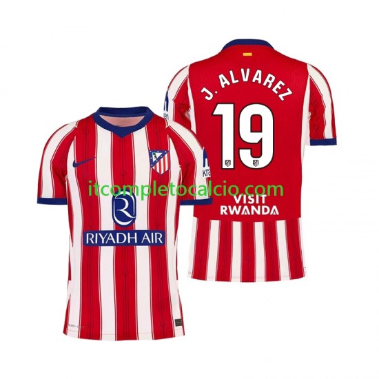 Maglia Atlético Madrid Julian Alvarez 19 Divisa Home 2026-2027 Manica Corta ,Uomo