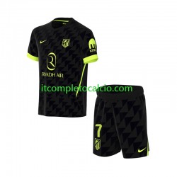 Maglia Atlético Madrid Lee Kang-in 7 Divisa Away 2026-2027 Manica Corta ,Bambino