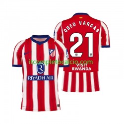 Maglia Atlético Madrid Obed Vargas 21 Divisa Home 2026-2027 Manica Corta ,Uomo Maglia Atlético Madrid Obed Vargas 21 Divisa Home 2026-2027 Manica Corta ,Uomo