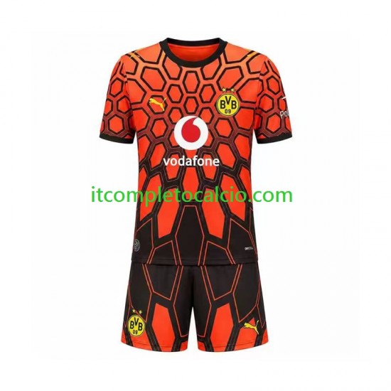 Maglia Borussia Dortmund Portiere Divisa Home 2026-2027 Manica Corta ,Bambino