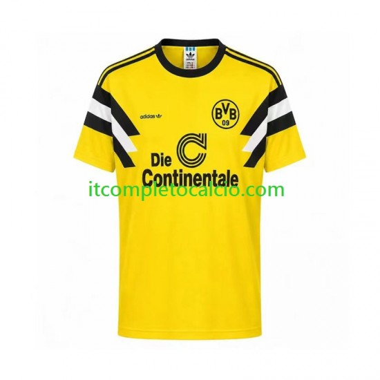 Maglia Borussia Dortmund 1989 Retro Divisa Home Manica Corta ,Uomo Maglia Borussia Dortmund 1989 Retro Divisa Home Manica Corta ,Uomo