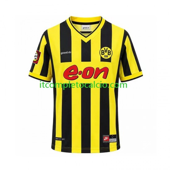 Maglia Borussia Dortmund 2000 Retro Divisa Home Manica Corta ,Uomo