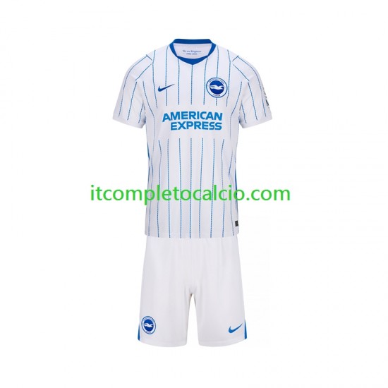 Maglia Brighton Hove Albion Divisa Away 2026-2027 Manica Corta ,Bambino Maglia Brighton Hove Albion Divisa Away 2026-2027 Manica Corta ,Bambino