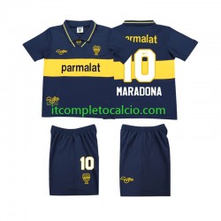 Maglia CA Boca Juniors MARADONA 10 1993 1995 Retro Divisa Home Manica Corta ,Bambino Maglia CA Boca Juniors MARADONA 10 1993 1995 Retro Divisa Home Manica Corta ,Bambino