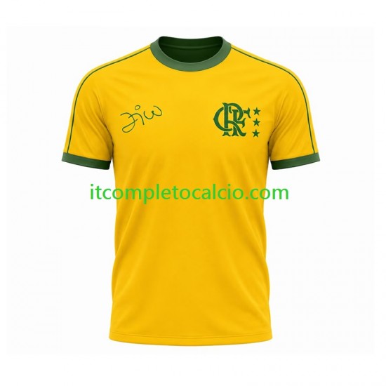 Maglia CR Flamengo Retro Divisa Home Manica Corta ,Uomo