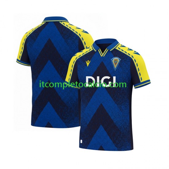 Maglia Cádiz CF Retro Divisa Home 2025-2026 Manica Corta ,Uomo