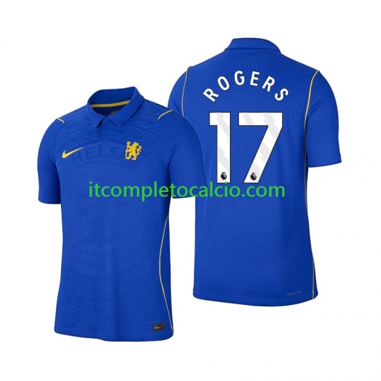 Maglia Chelsea Morgan Rogers 17 Divisa Home 2026-2027 Manica Corta ,Uomo Maglia Chelsea Morgan Rogers 17 Divisa Home 2026-2027 Manica Corta ,Uomo