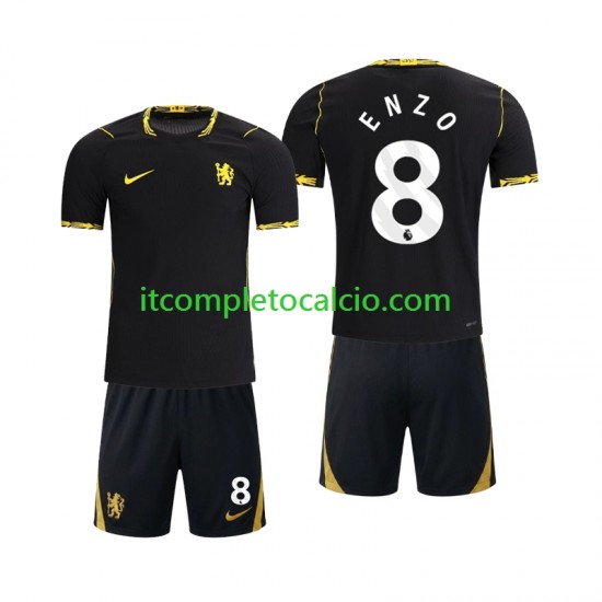 Maglia Chlesea Enzo Fernandez 8 Divisa Away 2026-2027 Manica Corta ,Bambino Maglia Chlesea Enzo Fernandez 8 Divisa Away 2026-2027 Manica Corta ,Bambino