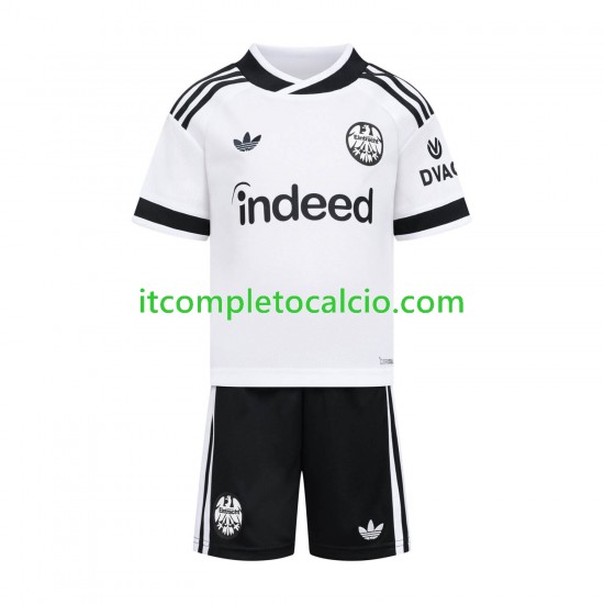 Maglia Eintracht Frankfurt Divisa Away 2026-2027 Manica Corta ,Bambino