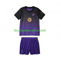Maglia FC Barcelona Divisa Away 2026-2027 Manica Corta ,Bambino