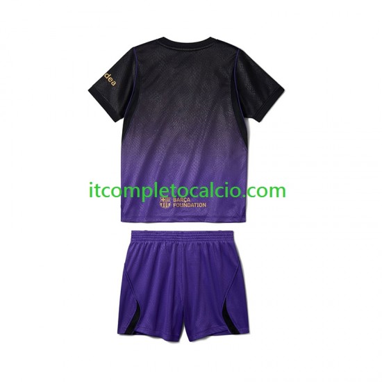 Maglia FC Barcelona Divisa Away 2026-2027 Manica Corta ,Bambino