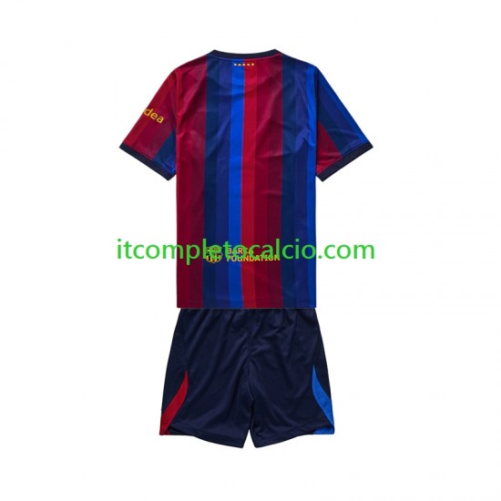 Maglia FC Barcelona Divisa Home 2026-2027 Manica Corta ,Bambino