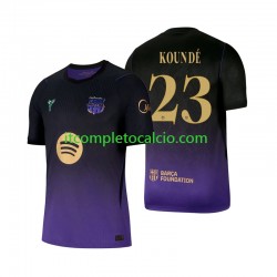 Maglia FC Barcelona Jules Kounde 23 Divisa Away 2026-2027 Manica Corta ,Uomo