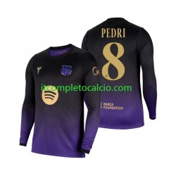 Maglia FC Barcelona Pedri 8 Divisa Away 2026-2027 Manica Lunga ,Uomo Maglia FC Barcelona Pedri 8 Divisa Away 2026-2027 Manica Lunga ,Uomo