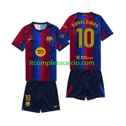Maglia FC Barcelona RONALDINHO 10 Divisa Home 2026-2027 Manica Corta ,Bambino Maglia FC Barcelona RONALDINHO 10 Divisa Home 2026-2027 Manica Corta ,Bambino