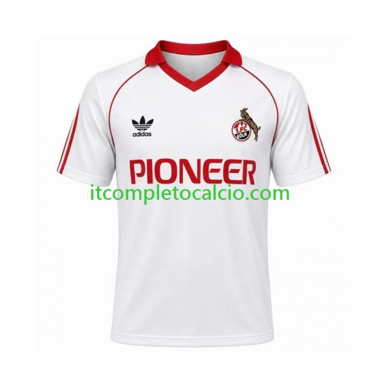 Maglia FC Köln 1980 1981 Retro Divisa Home Manica Corta ,Uomo