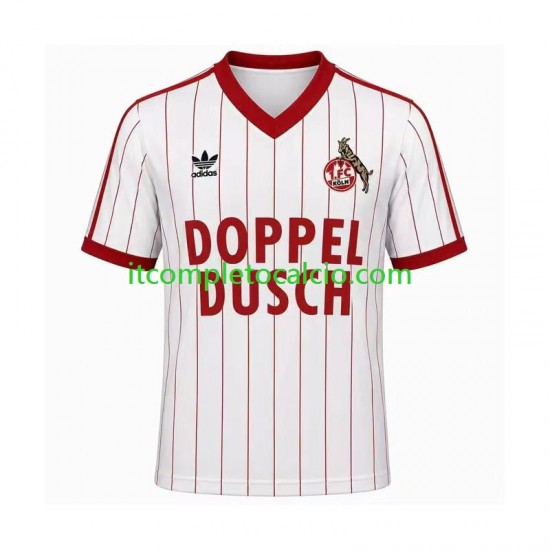 Maglia FC Köln 1982 1983 Retro Divisa Home Manica Corta ,Uomo