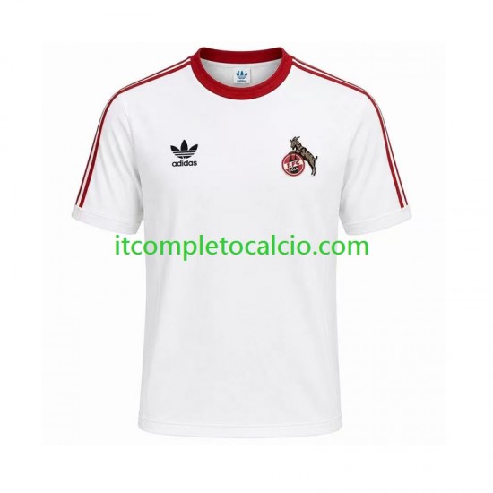Maglia FC Köln 1986 1987 Retro Divisa Home Manica Corta ,Uomo