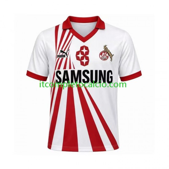 Maglia FC Köln 1990 1991 Retro Divisa Home Manica Corta ,Uomo Maglia FC Köln 1990 1991 Retro Divisa Home Manica Corta ,Uomo