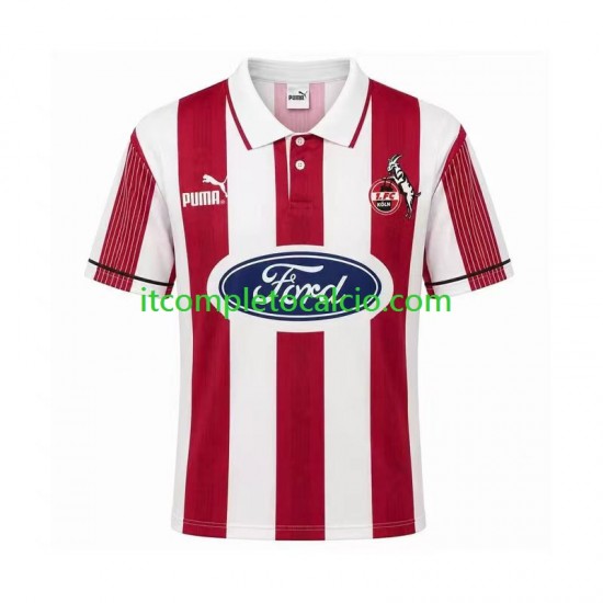 Maglia FC Köln 1995 1996 Retro Divisa Home Manica Corta ,Uomo