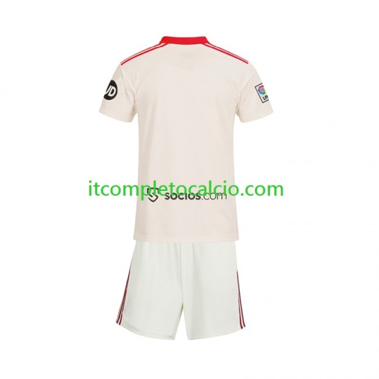 Maglia Sevilla FC Retro Divisa Home 2025-2026 Manica Corta ,Bambino