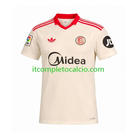 Maglia Sevilla FC Retro Divisa Home 2025-2026 Manica Corta ,Uomo