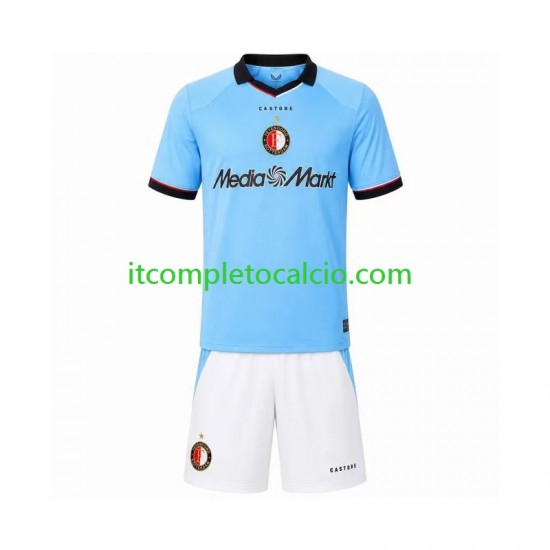 Maglia Feyenoord Rotterdam Divisa Away 2026-2027 Manica Corta ,Bambino