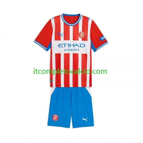 Maglia Girona Divisa Home 2026-2027 Manica Corta ,Bambino Maglia Girona Divisa Home 2026-2027 Manica Corta ,Bambino