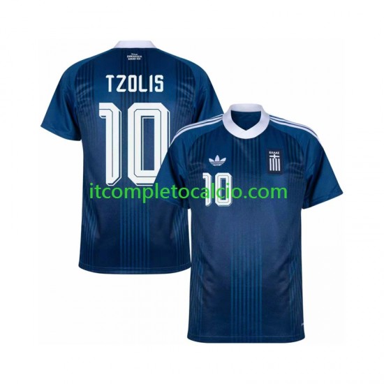 Maglia Grecia Christos Tzolis 17 Divisa Away 2026-2027 Manica Corta ,Uomo Maglia Grecia Christos Tzolis 17 Divisa Away 2026-2027 Manica Corta ,Uomo