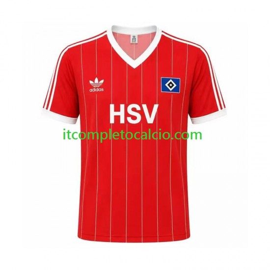 Maglia Hamburger SV 1983 Retro Divisa Away Manica Corta ,Uomo