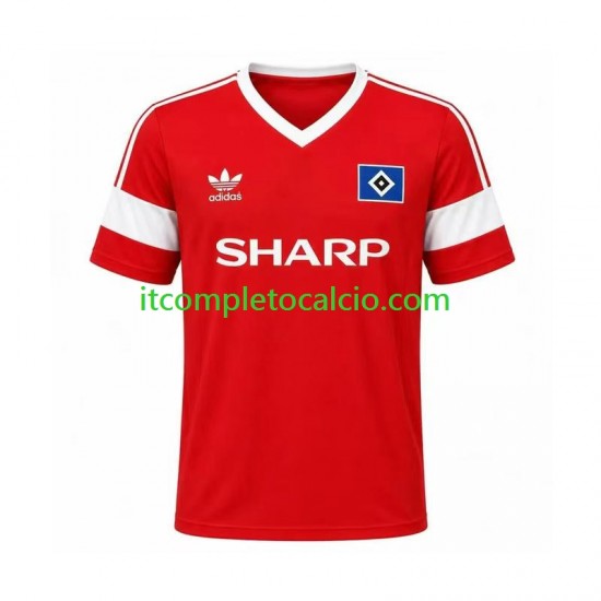 Maglia Hamburger SV 1988 Retro Divisa Away Manica Corta ,Uomo Maglia Hamburger SV 1988 Retro Divisa Away Manica Corta ,Uomo
